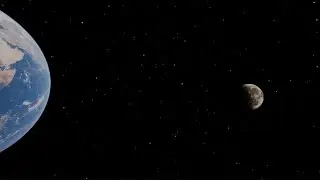 Earth and Moon From Space | Stunning CGI Cosmic View | Tj studios | Muhammad Maruf.