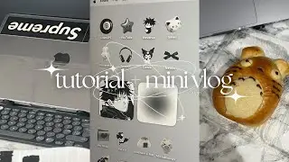 how to create customised app icons on mac (+ vlog? VERY CHAOTIC) 💻 🎧