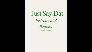 Gunna - just say dat (Instrumental Remake)