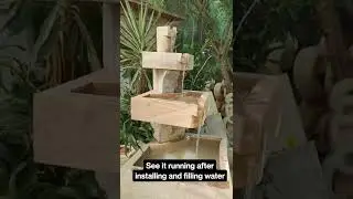HAND CARVED STONE WATER FOUNTAIN PERFECT FOR BOTH INDOOR AND OUTDOOR FROM STONEMART&trade;