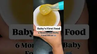 6 Month Baby Easy Puree Recipes | Healthy Baby Food #babyfoodidea #babyfood #pureerecipes
