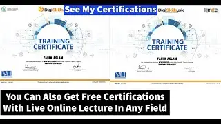 Free Online Courses With Certifications + Online Lecture + Practical | Graphic Design, Dig Marketing