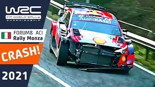 Thierry Neuville CRASH : WRC FORUM8 ACI Rally Monza 2021