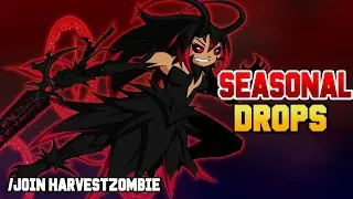 AQW- /HARVESTZOMBIE All Seasonal Drops + Item Showcase