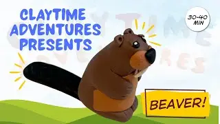 Polymer Clay Beaver Project : A Step-by-Step Demo for Teaching Kids