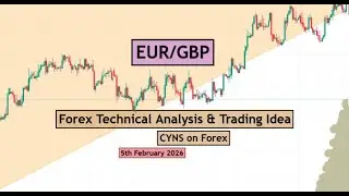 EURGBP Analysis Today | Daily Forex Forecast for 5th February 2026 by CYNS on Forex