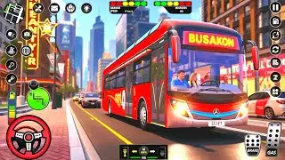Offroad Uphill Coach Bus Simulator 2025 &ndash; Real Bus Driving 3D - Android GamePLay