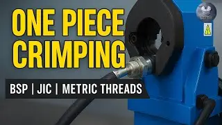 One Piece Crimping Hydraulic Hose & Fittings | BSP, JIC & Metric Threads