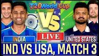 India vs United States of America, 3rd Match,- Live Cricket