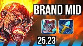 BRAND vs YASUO (MID) | KR Master | 25.23