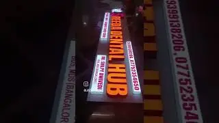 #3D Acrylic Signage Board #CG10# Digital Signage