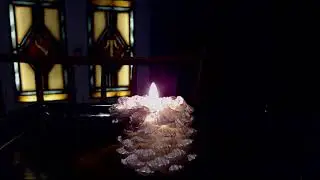 Random Candle Burning - Silver Evergreen Tree - Part 2