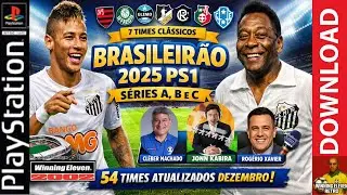 WE2002 Brasileir&atilde;o 2025 (PS1) 🇧🇷  (LINK DIRETO) Novos Est&aacute;dios | 54 times + Cl&aacute;ssicos | by WElegends