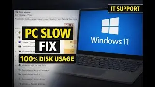 PC Slow Fix | 100% Disk Usage Problem Solve | Windows 10/11 | Hindi