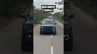 Scorpio N Road presence | Scorpio N Carbon edition #automobile #fypシ゚viral #fyp #trending #shorts