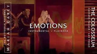 Mariah Carey - Emotions [Live Instrumental w/ Playback] (The Butterfly Returns)