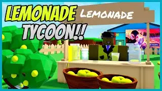 Магнат лимонадной лавки! | Изготовление и продажа лимонада | Ролевая игра Roblox