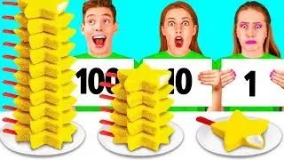 100 Schichten Nahrung Challenge | Verrückte Kochschlacht von DoDo Challenge