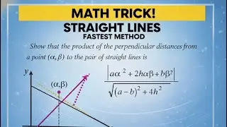 Product of Perpendicular Distances | Pair of Straight Lines | Important Board Exam Question Maths IB