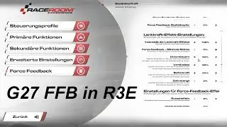 Meine G27 Force Feedback Einstellungen (mit Kommentar) - RaceRoom Racing Experience