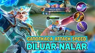 SUNGGUH DILUAR NALAR 😎 GATOTKACA ATTACK SPEED ASLI OP BANGET🔥AUTO GENDONG TIM 😎 GATOT EXP LANE 2025