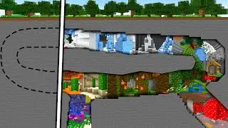 Recriando TODOS os Biomas no Subterr&acirc;neo do Minecraft