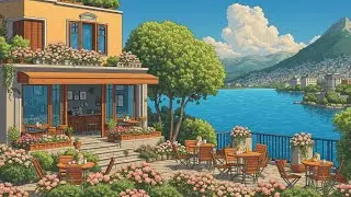 Расслабляющий Chill Lofi Jazz и Спокойная Атмосфера Утреннего Кафе для Учебы и Работы