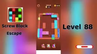 Screw Block Escape Level 88 Walkthrough | Solve It Fast! 🧩