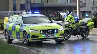 North Wales RPU Escort Mansfield Town Fans | Wrexham Traffic Officers Assist Coaches