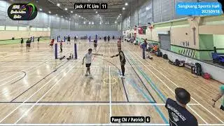 20250918 NNG Badminton Kakis Jack & TC Lim vs Pang CN & Patrick