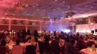 Cardiff magician performs at large wedding