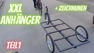 Homemade heavy-duty bicycle trailer - Part 1 (including drawings)