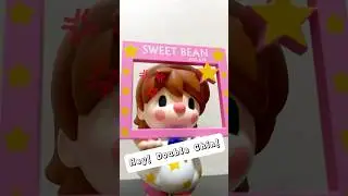 Double Chin Alert! 🚨Sweet Bean Akishabara Series - Photo Sticker 💋 #popmart #popmartsweetbean