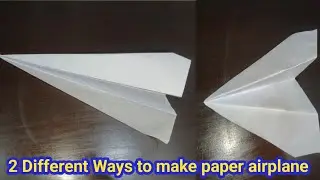 How to make paper airplane ✈️ | FIM KIDS COLOURING 