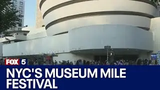 NYC's Museum Mile Festival draws crowds for annual cultural showcase