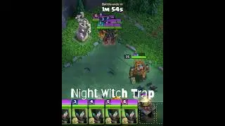 Builder Base Tips And Tricks Part 1: How To Trap Night Witches in #clashofclans #shortstrending
