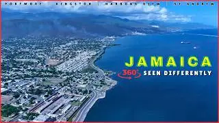 See Kingston, Jamaica Differently | Full 360° Immersive Coastal Drive In 8K | Portmore To Bull Bay