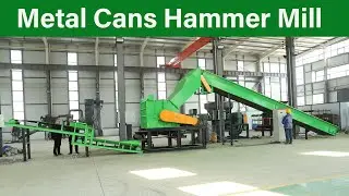 Metal Cans Hammer Mill | Scrap Metal Crushing Line
