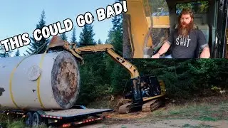 Unloading The First Water Tank | Driving Back For The SECOND Water Tank! (PART 2)