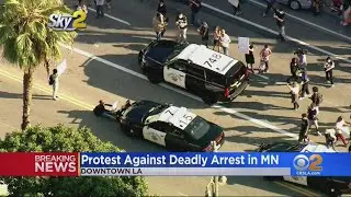 Protesters Stage Demonstrations Against Police Brutality Across Southern California