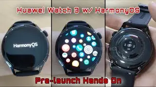 Huawei Watch 3 w/ HarmonyOS 2.0 - Official Hands On