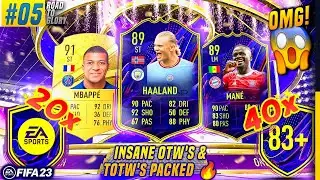 WOW! OPENED 20x GUARANTEED OTW & 40x 83+ UPGRADE PACKS - INSANE PLAYERS PACKED | FIFA 23 &bull; RTG #05 😱