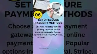 How To start an online business |online business 2023 | Set up secure payment methods Tip-06