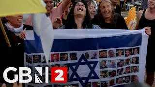 WATCH: View of Hostages Square in Tel Aviv