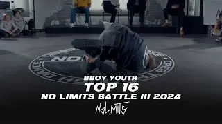 Neven VS Dylan | TOP 16 BBOY YOUTH 1VS1 | NO LIMITS BATTLE III 2024