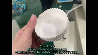 Automatic Paper Cup Cake Tray Making Machine, Paper Muffin Cups Baking Paper Cup Forming Machine