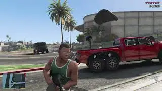 GTA V: NOOSE Headquarters 10 Star Cop Massacre + Escape