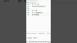 #pythonprogramming for beginners - type conversion in #python | #shorts - @HimeshSinghTutorials