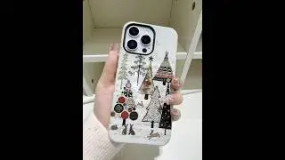 Christmas tree dual-purpose phone case#iphone15 #iphone16 #iphone17