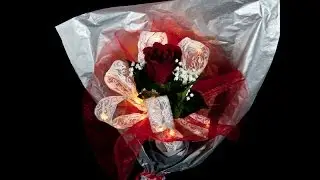 Светодиодная цветочная композиция своими руками
